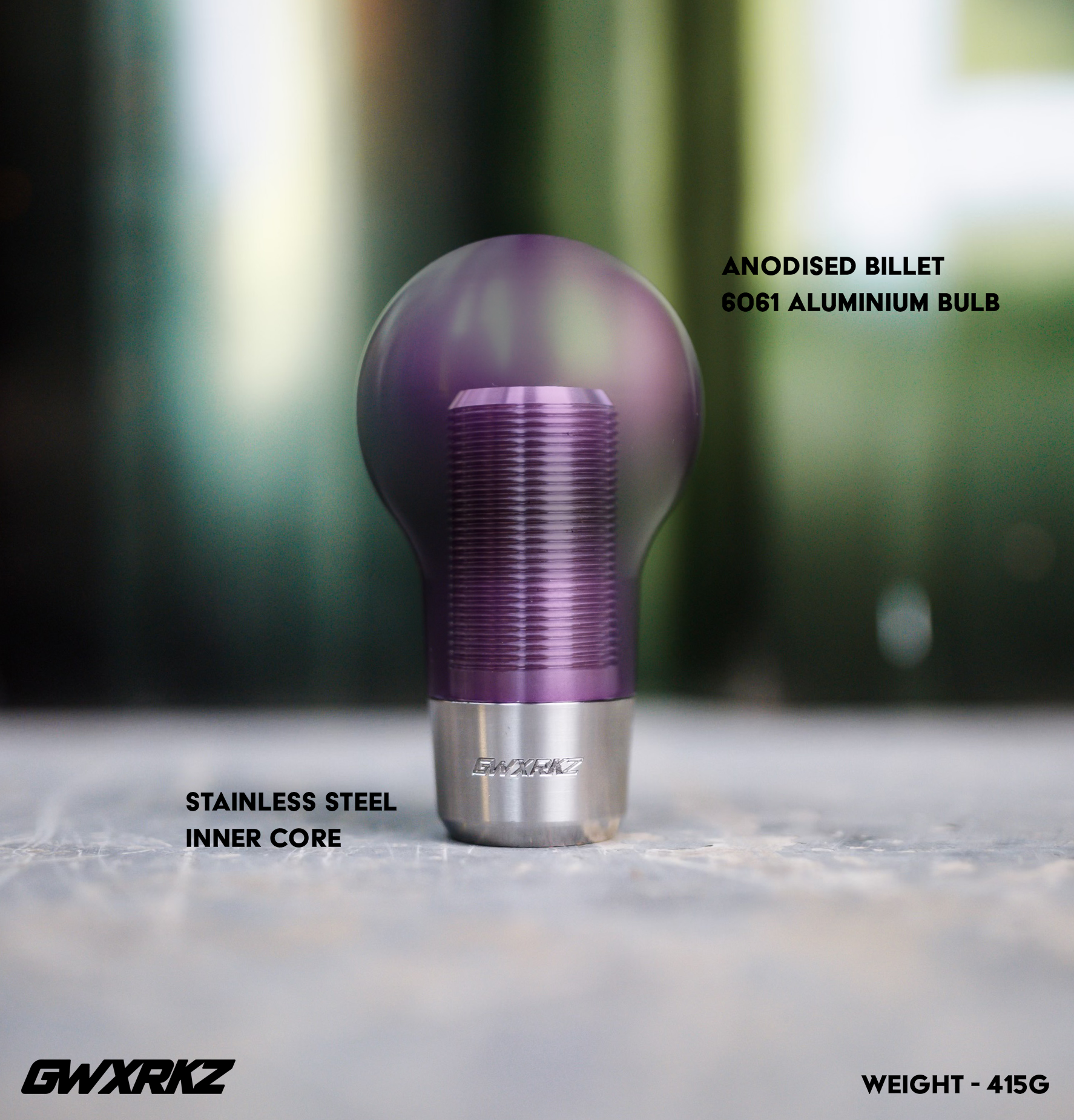 The Bulb Shift Knob Purple (2nds)