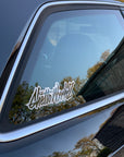 Signature GhettoWxrkz Logo 8" Sticker