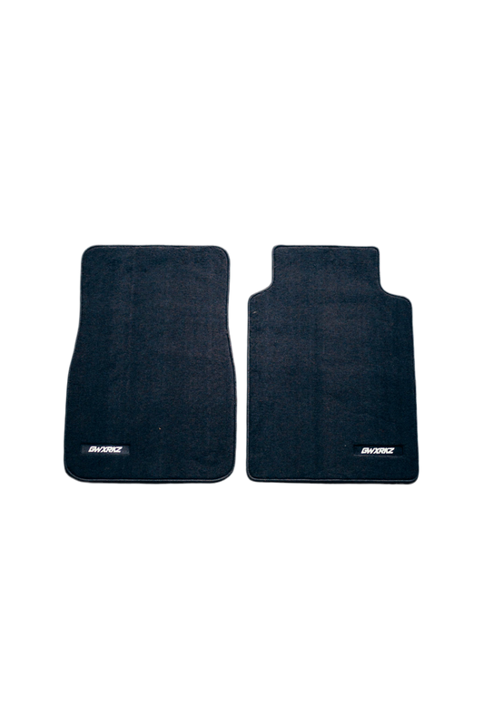 GWXRKZ PLUSH BLACK FLOOR MATS