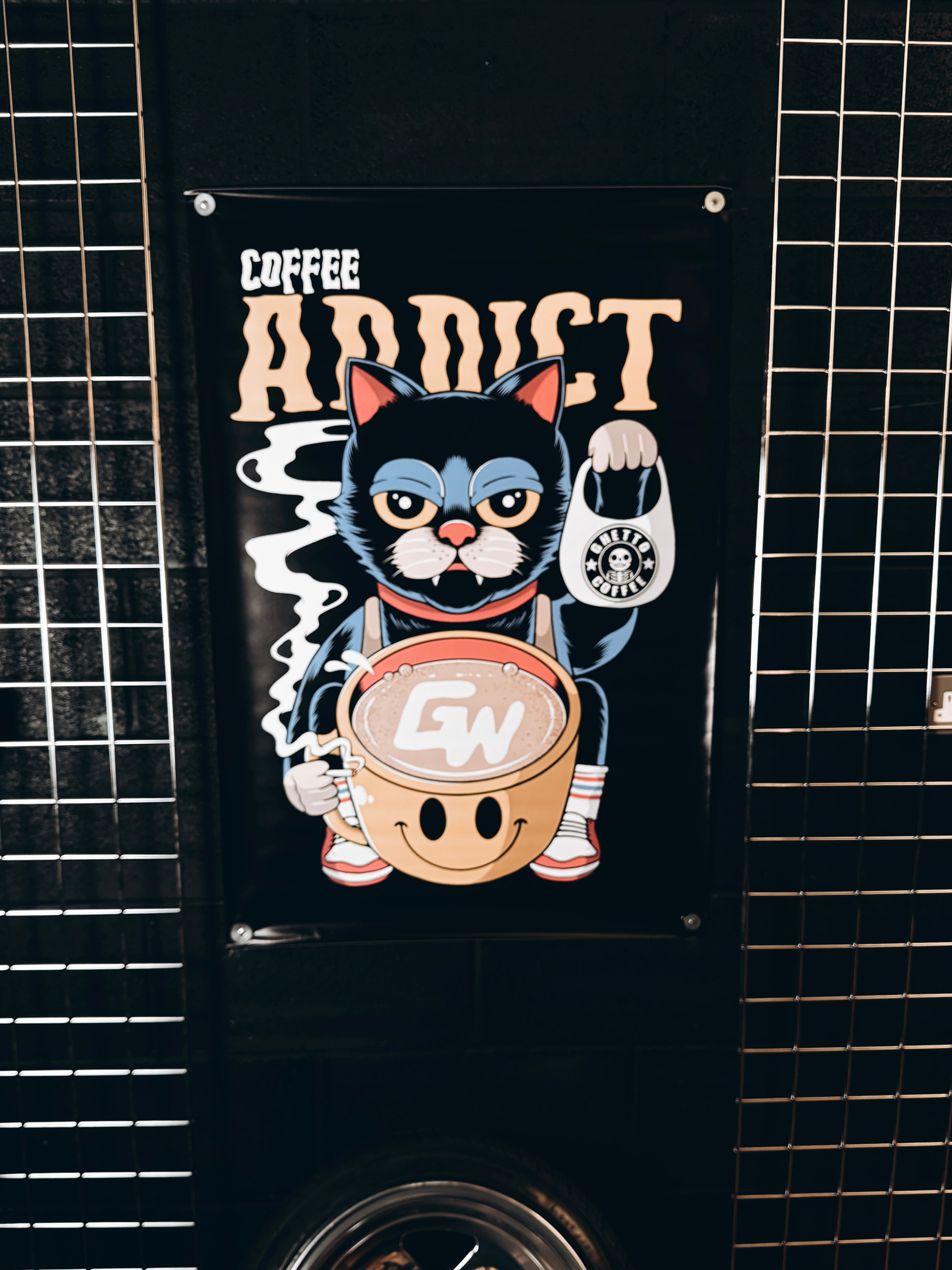 Addict garage banner