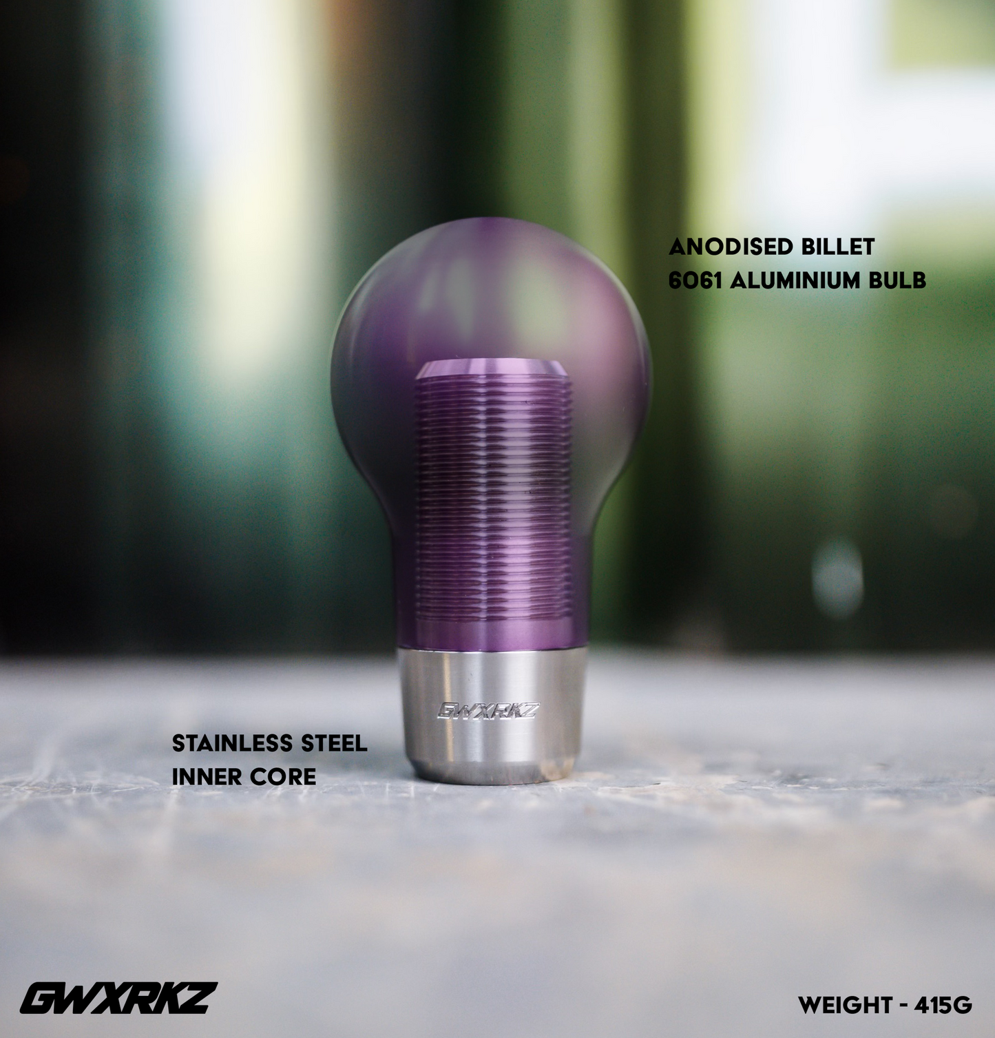 The Bulb Shift Knob Purple