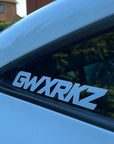 GWXRKZ 8" Sticker